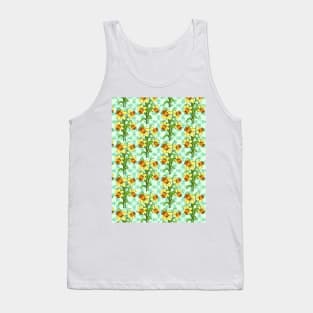 Daffodil Pattern Tank Top